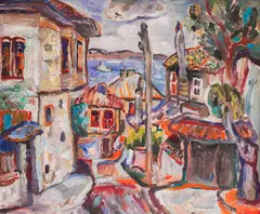 Dora Kuncheva, Sozopol, oil on canvas