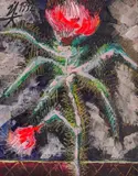 Yoan Leviev, Thorns, 1992, oil on canvas