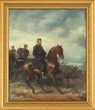 Friedrich Kaiser, Carol I pe frontul de la Plevna, cca. 1880, ulei pe pânză