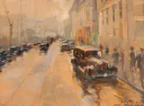 George Catargi, Promenadă (Peisaj citadin)