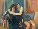 Iosif Iser, Două generații, 1930, guașă pe hârtie