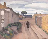 Dumitru Ghiață, Tătăroaică la Balcic, cca. 1926, ulei pe carton