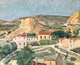 Lucian Grigorescu, Peisaj din Balcic, anii '20, ulei pe carton
