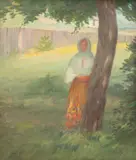 Kimon Loghi, Început de idilă, 1910-1920, ulei pe pânză