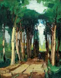 Jean Cheller, Drumul spre casă, anii '40, ulei pe carton