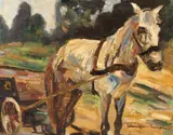 Rudolf Schweitzer–Cumpăna, Odihnă, anii '60, ulei pe pânză