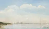 Arthur Verona, Vedere spre Le Havre, 1910-1915, ulei pe pânză