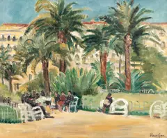 Elena Vavilyna, Parc în Provence, 1925-1930, ulei pe pânză