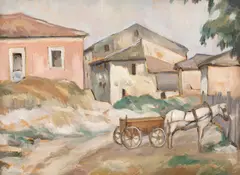Dan Ialomiţeanu, Gata de plimbare, 1932-1934, ulei pe carton