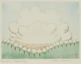 Ivan Rabuzin, Clouds, aquatint on paper