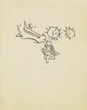 Slavko Kopač, Study in Ink, 1958., ink wash on paper