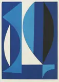 Vasko Lipovac, Untitled, 1958., silkscreen on paper