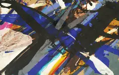 Edo Murtić, Abstraction, 1976., tempera and gouache on paper
