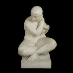 Frano Kršinić, Girl Braiding Hair, 1925., stone