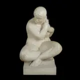 Frano Kršinić, Girl Braiding Hair, 1925., stone