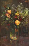 Vladimir Filakovac, Vase with Flowers, 1972., oil on canvas