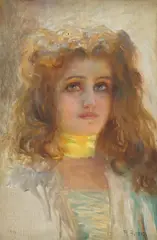 Beauty by Robert Auer, 1910., oil on canvas, offered Mar 2025