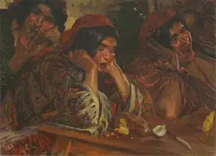 Joso Bužan, Siesta, 1920., ulje na platnu