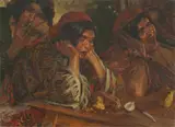Joso Bužan, Siesta, 1920., ulje na platnu