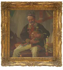 Joso Bužan, With Forgiveness, 1927., oil on canvas