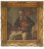 Joso Bužan, With Forgiveness, 1927., oil on canvas