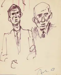 Corneliu Baba, Critici de artă, 1968, cariocă pe hârtie