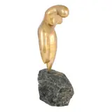 Muză by Marcel Guguianu, bronz, sold Feb 2025