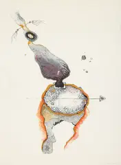 Geta Brătescu, Canzone, 1977, litografie