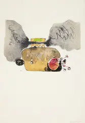 Geta Brătescu, Canzone, 1977, cromolitografie