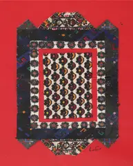 Lena Constante-Brauner, Compoziție, colaj textil