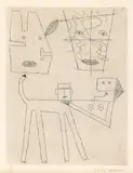 Victor Brauner, Tire A L'Arc, acvaforte și gravură cu acul