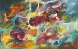 Harry Guttman, Cosmos, ulei pe carton