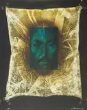 Nicolae Maniu, Salvator Mundi, 1985, ulei pe hârtie