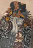 Madona galbenă by Ion Alin Gheorghiu, ulei pe pânză, sold Feb 2025