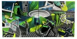 Irlo, Răpirea din Assen, 2025, acrilic pe pânză
