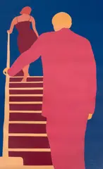Cătălina Codreanu, Steps, acrilic pe pânză