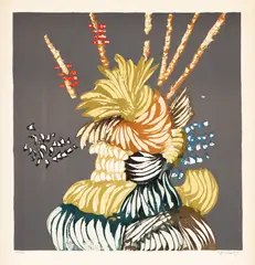 Jacques Hérold, Fleurs, cromolitografie