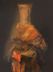 Ofrandă by Mircea Ciobanu, ulei pe pânză, offered Feb 2025
