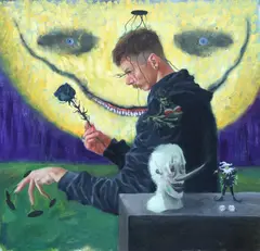 Vlad Paraschiv, PXRXNXIX_C, 2024, ulei pe pânză