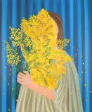 Elleny Gherghe, Mimosa, 2024, ulei pe pânză