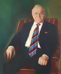 Marian Condruz, Ion Iliescu, 2011, ulei pe serigrafie pe pânză