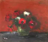 Gheorghe G. Vânătoru, Anemone, ulei pe pânză