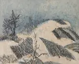 Teodor Bogoi, Iarnă, 1988, ulei pe pânză