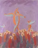 Corneliu Ratcu, Jertfă, ulei pe pânză