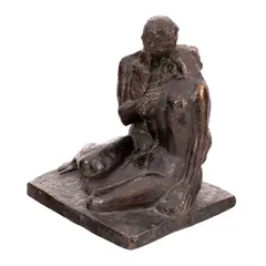 Oscar Han, Sărutul, 1923, bronz