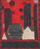Balcon la Veneția by Ion Alin Gheorghiu, ulei pe pânză, sold Feb 2025