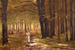Dimitrie Mihăilescu, Spre casă, ulei pe pânză