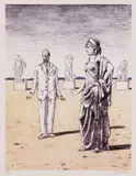 Giorgio de Chirico, Filosof și muză, cromolitografie