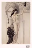 Gustav Klimt, Alegoria sculpturii, cromolitografie