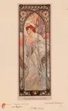 Alphonse Mucha, Reverie de seară, cromolitografie